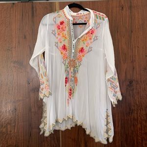 Johnny Was Festival Tunic size M